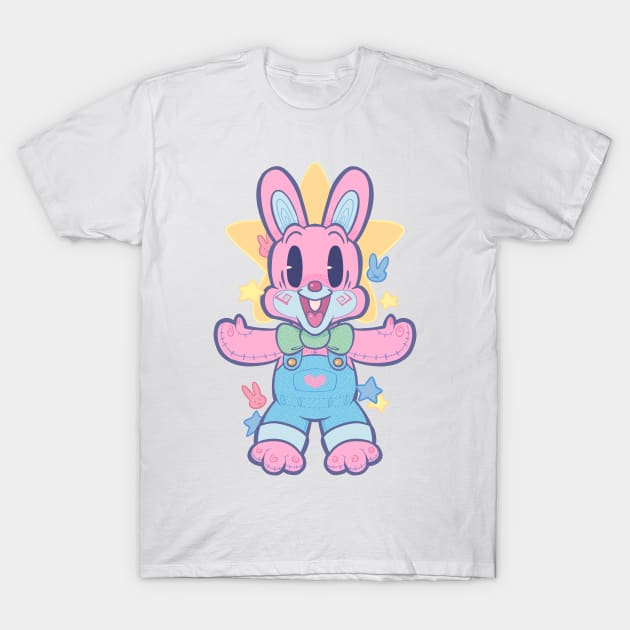 Robbie The Rabbit T-Shirt by scumsuck